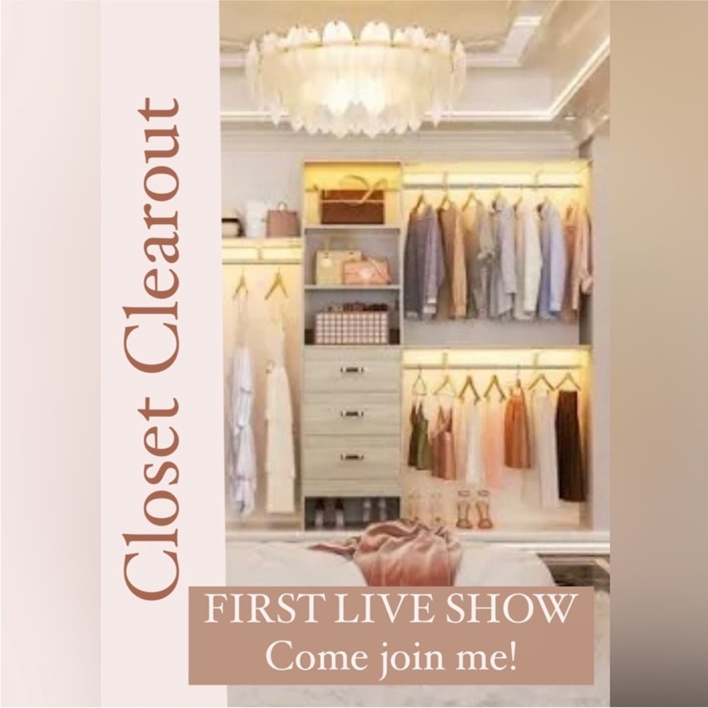 FIRST LIVE SHOW!! Come shop with me! Please like to be notified.